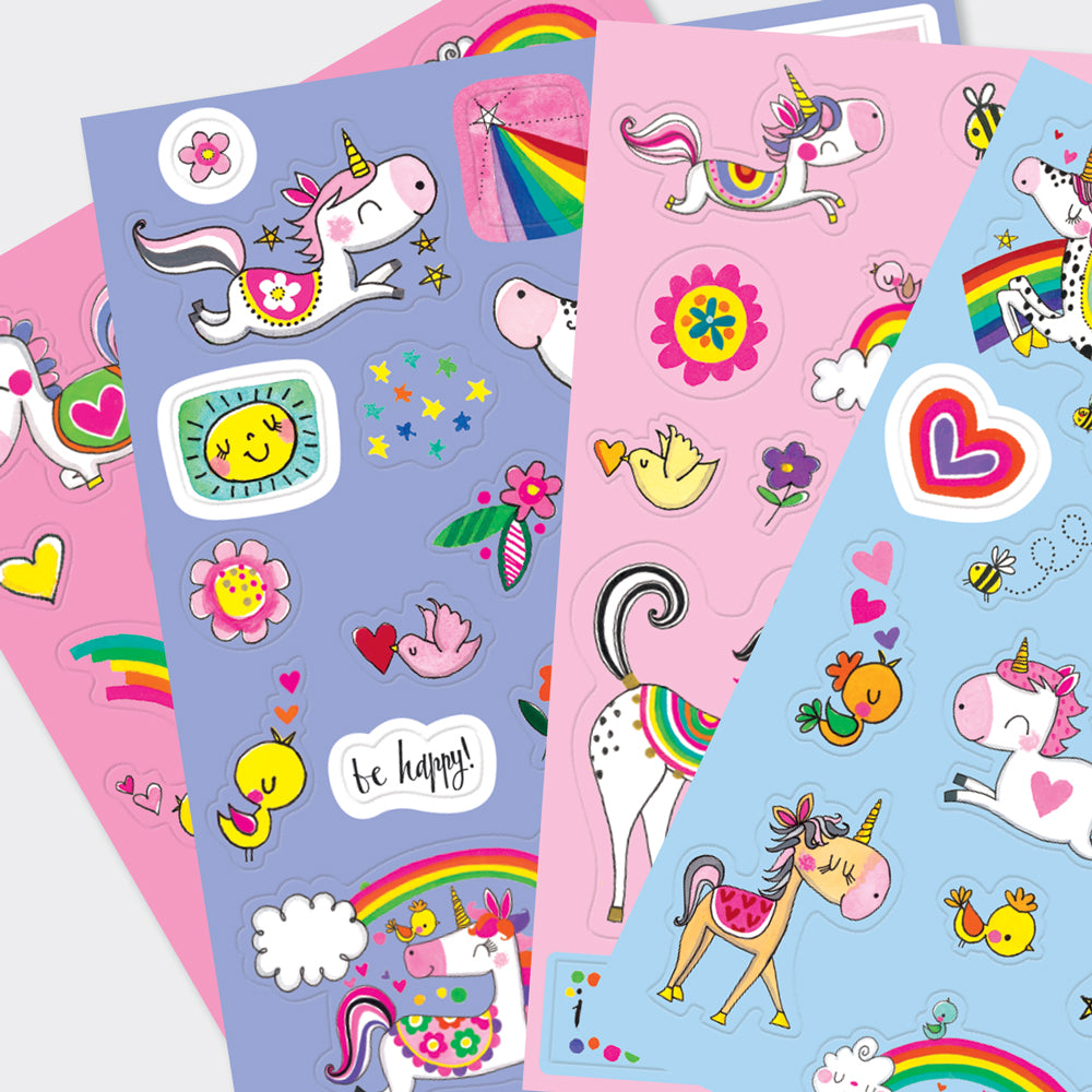 Unicorns and Rainbows Sticker Book