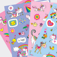 Unicorns and Rainbows Sticker Book