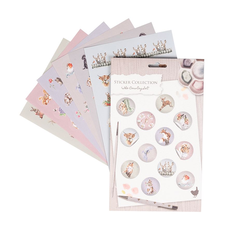Country Set Stickers