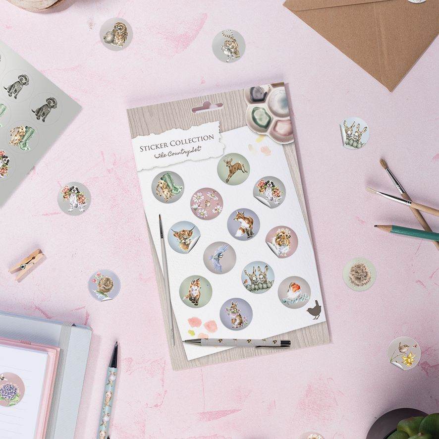 Country Set Stickers - House of Cards