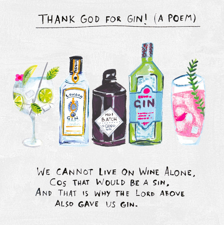 Thank God Birthday Card