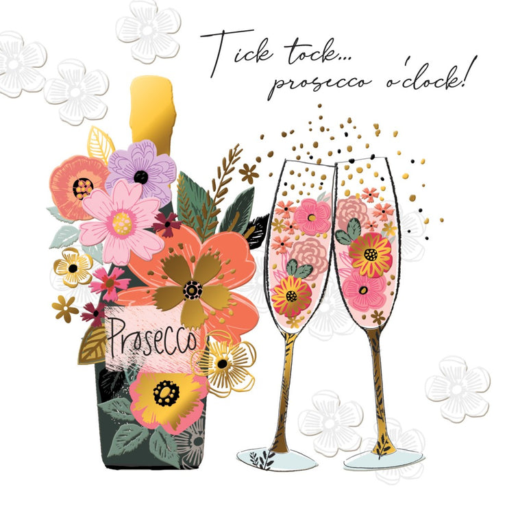 Sublime Prosecco Birthday Card