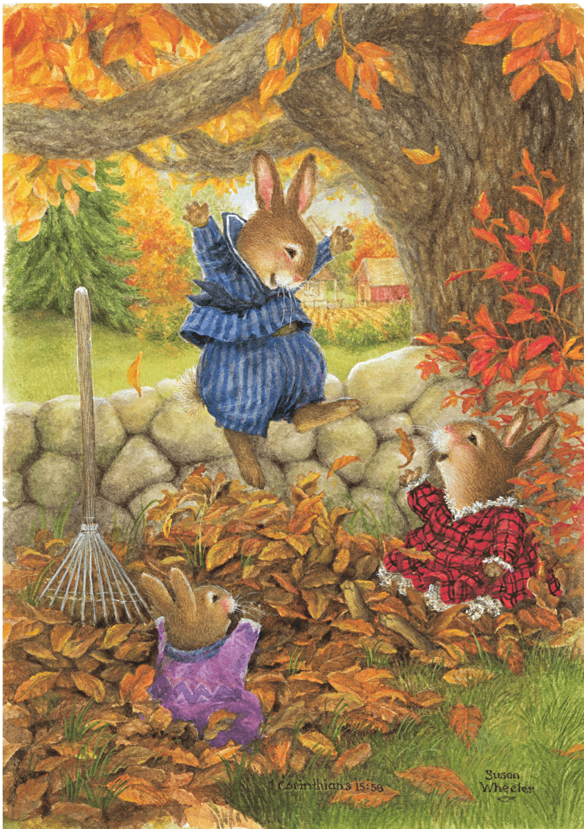 Autumn Leaves Birthday Card - House of Cards