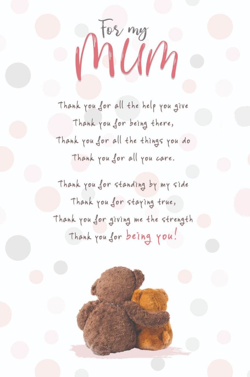 For My Mum Mothers Day Card - House of Cards
