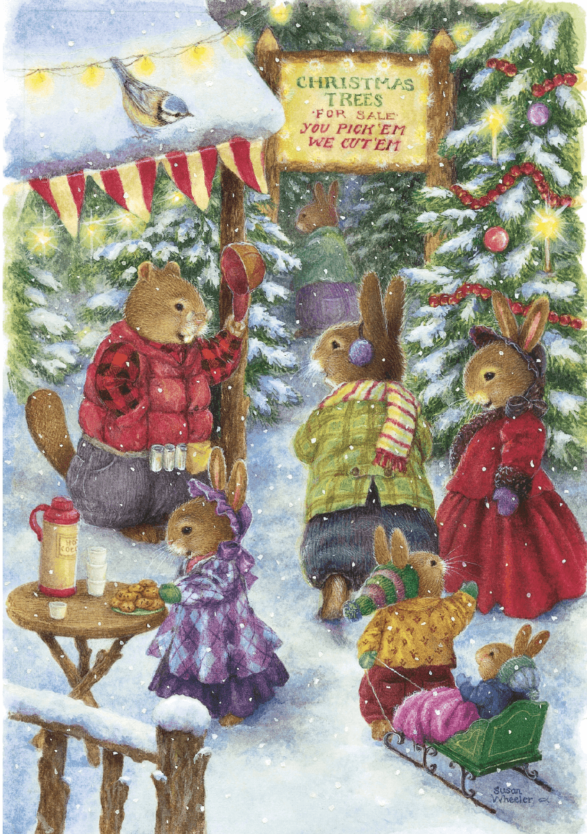 Trees For Sale Christmas Card - House of Cards