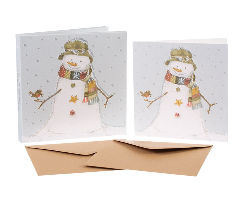 Set of 8 Sally Swannell Snowman