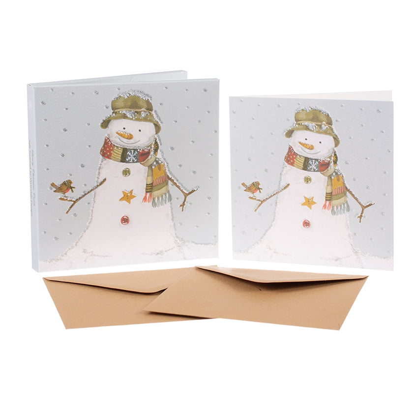Set of 8 Sally Swannell Snowman