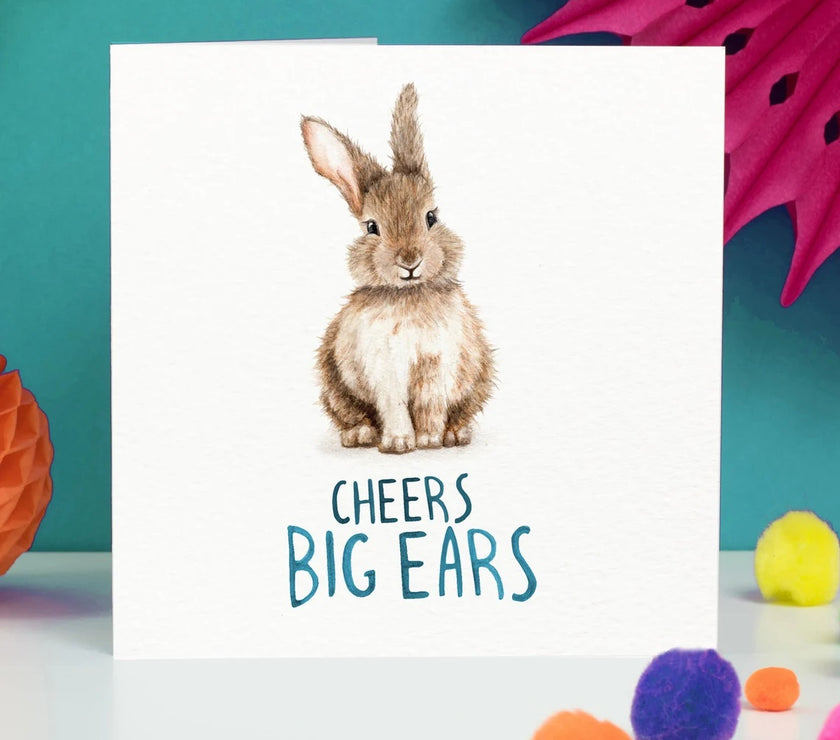 Rabbit Thank You Card