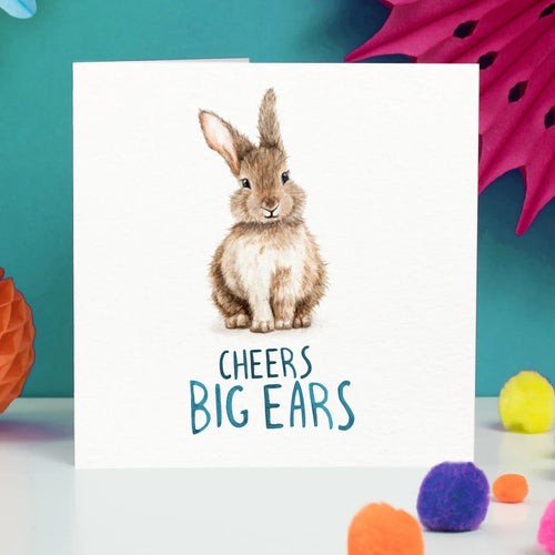 Rabbit Thank You Card