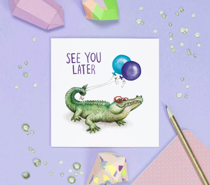 Alligator Leaving Card - House of Cards