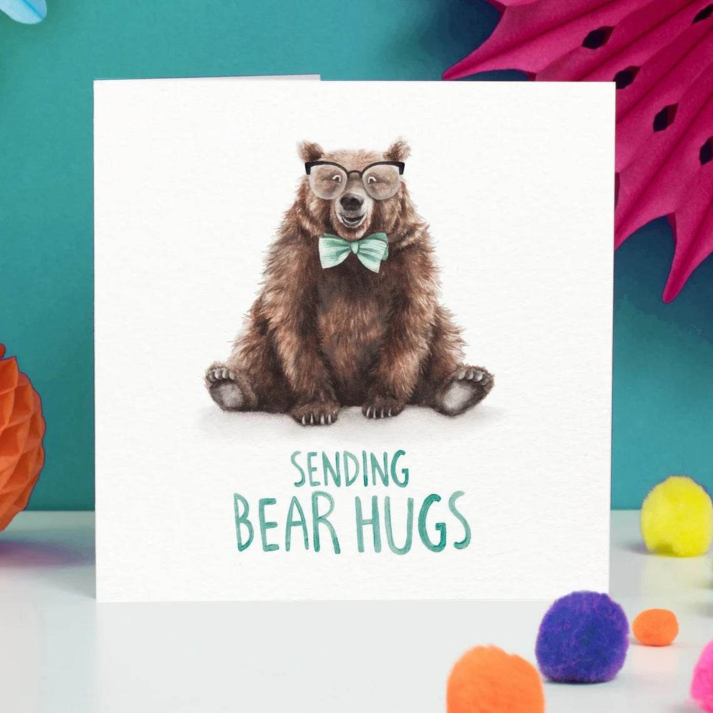 Bear Hugs Greeting Card - House of Cards
