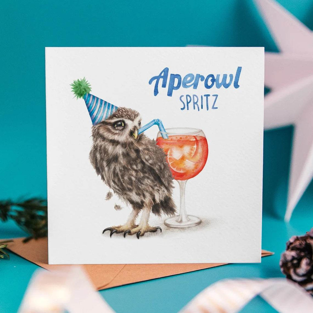 Aperowl Spritz Card - House of Cards