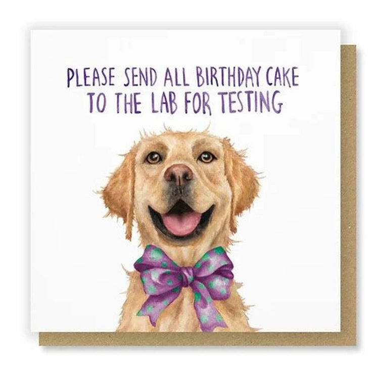 Lab Testing Birthday Card
