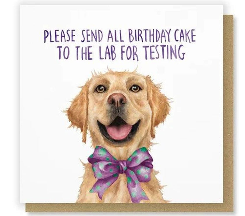 Lab Testing Birthday Card
