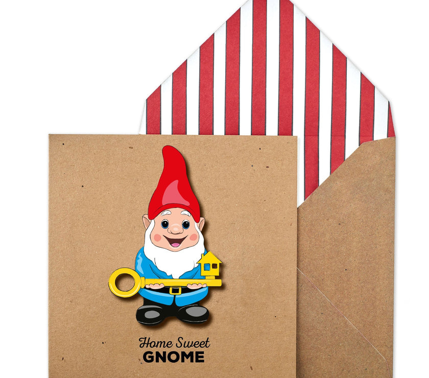 Gnome New Home Card