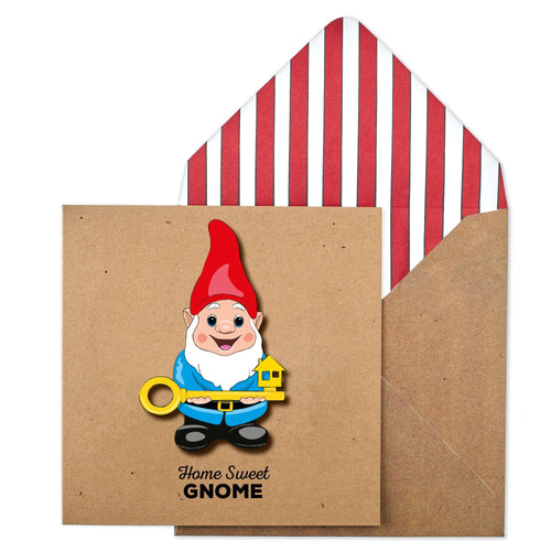 Gnome New Home Card