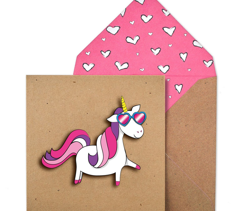 Unicorn Greeting Card