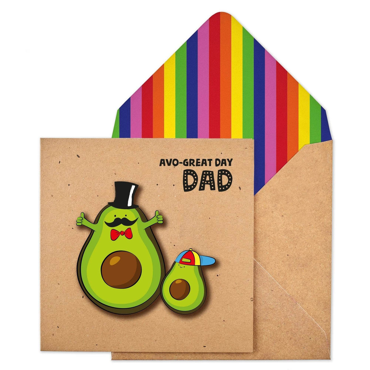 Avocado Great Day Dad Greetings Card - House of Cards