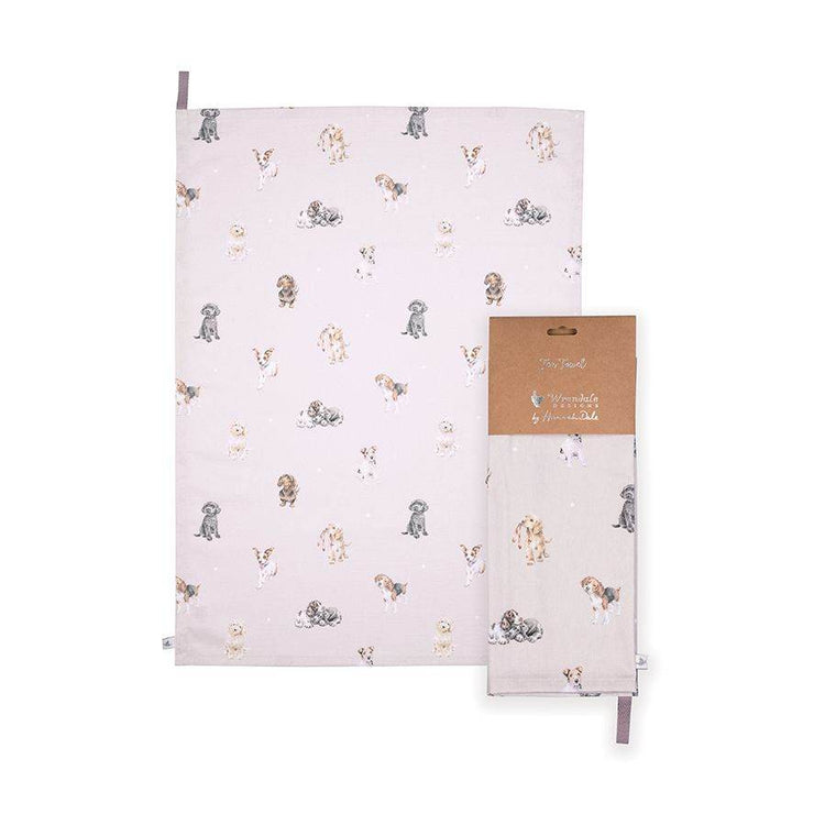 A Dog's Life Tea Towel - House of Cards