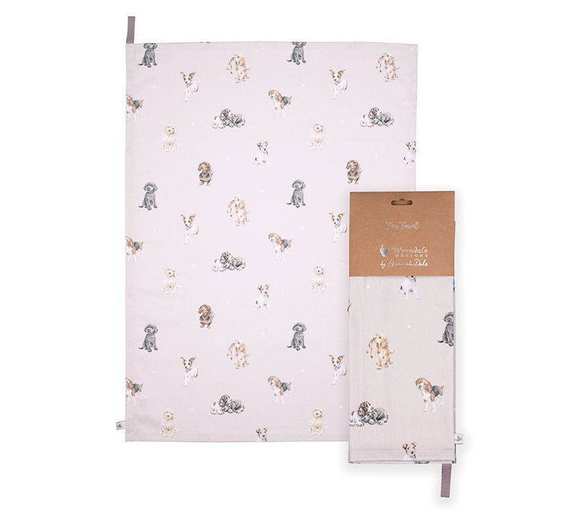 A Dog's Life Tea Towel - House of Cards