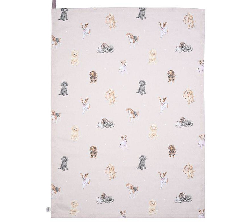 A Dog's Life Tea Towel - House of Cards