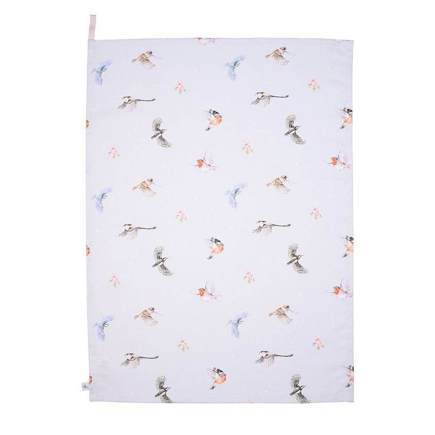 Birds Feathered Friends Tea Towel - House of Cards