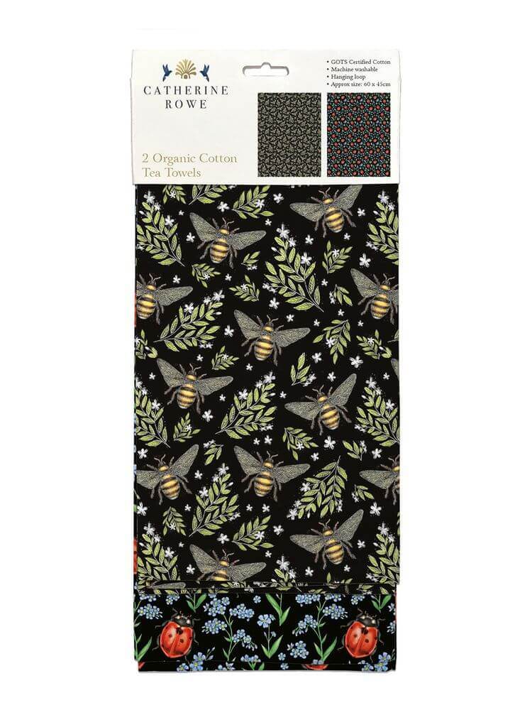 Honey Bee Tea Towels - House of Cards