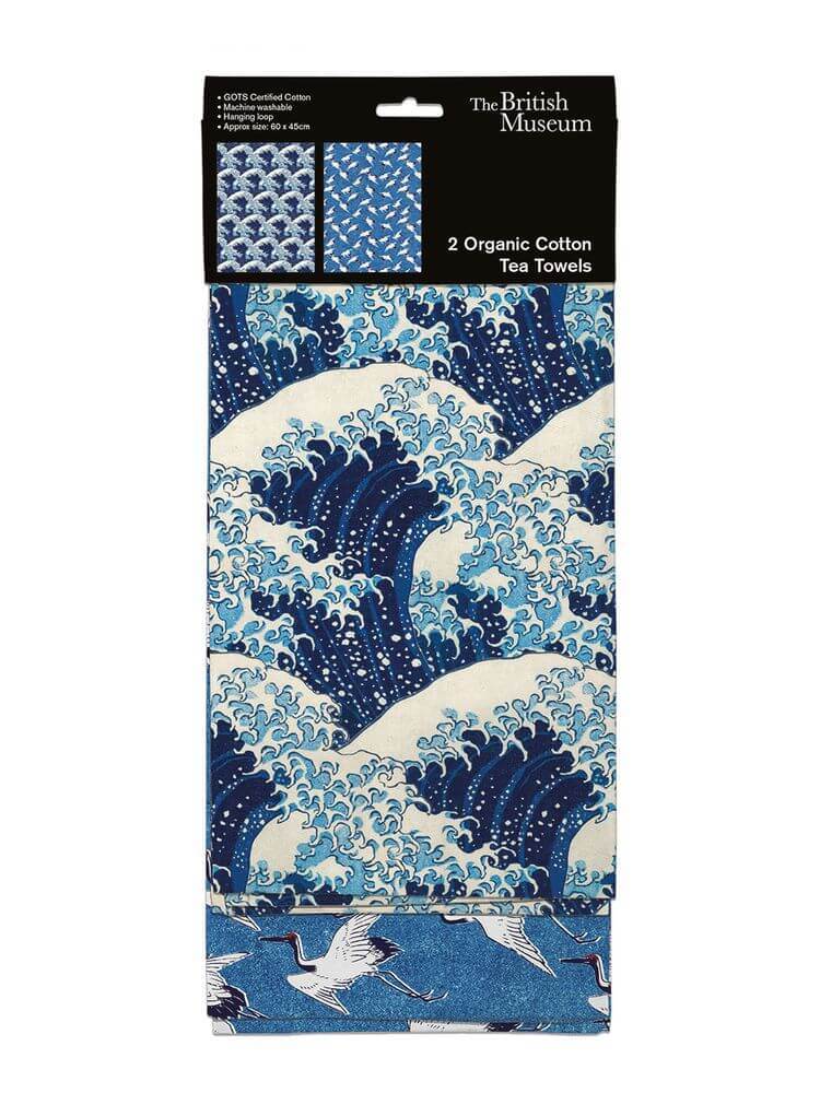 Great Wave Tea Towels - House of Cards