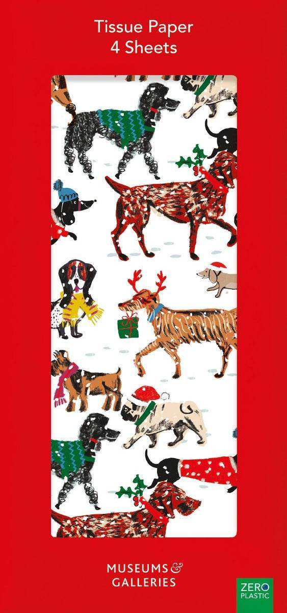 Luxury Christmas Dogs Tissue - House of Cards