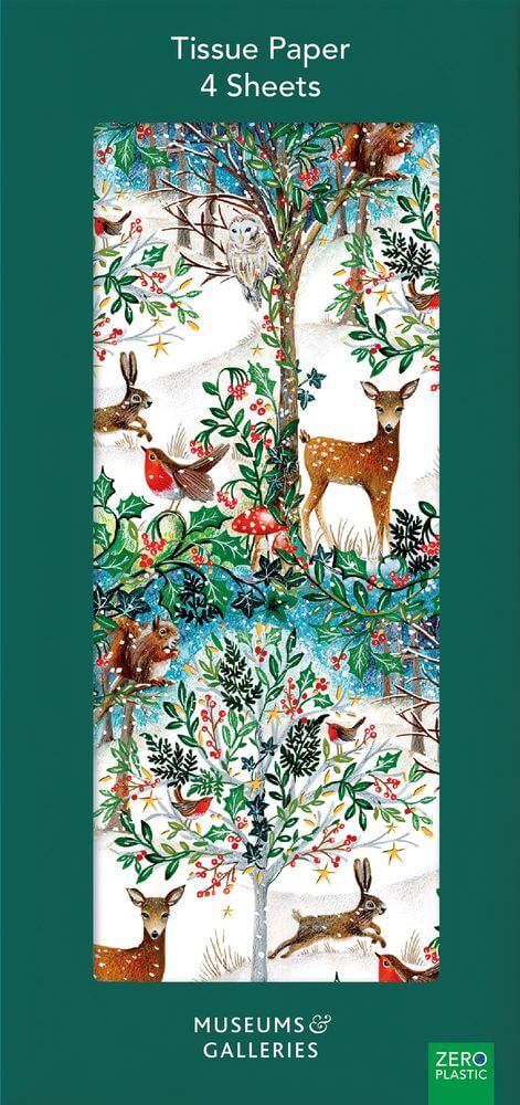 Wildlife Xmas Tissue Paper