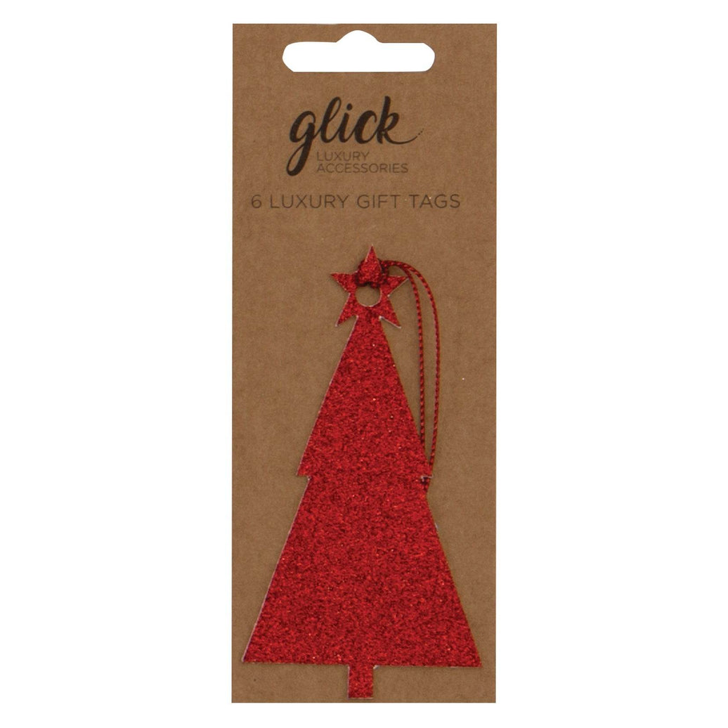 18 Luxury Red Christmas Tree Gift Tags - House of Cards