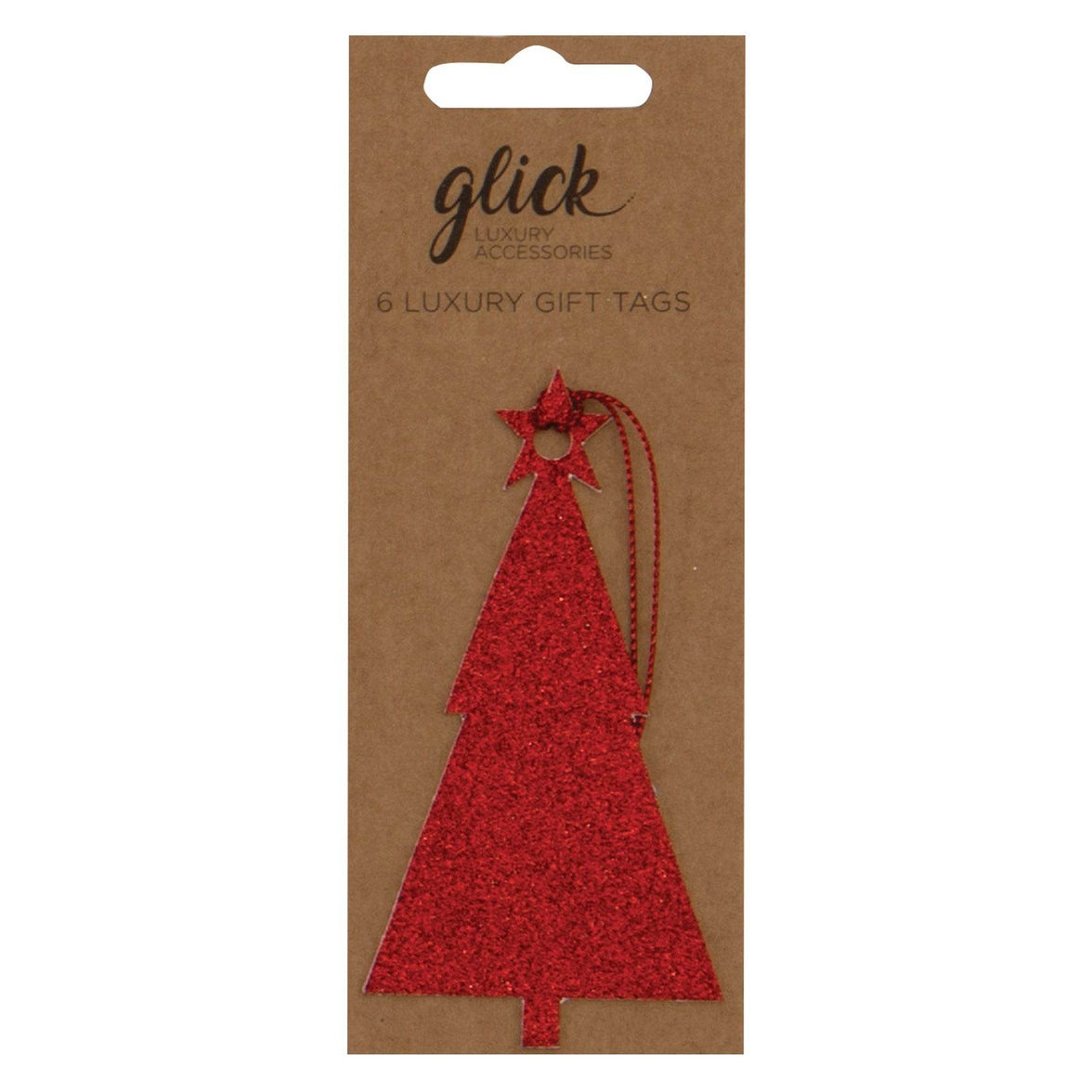 18 Luxury Red Christmas Tree Gift Tags - House of Cards