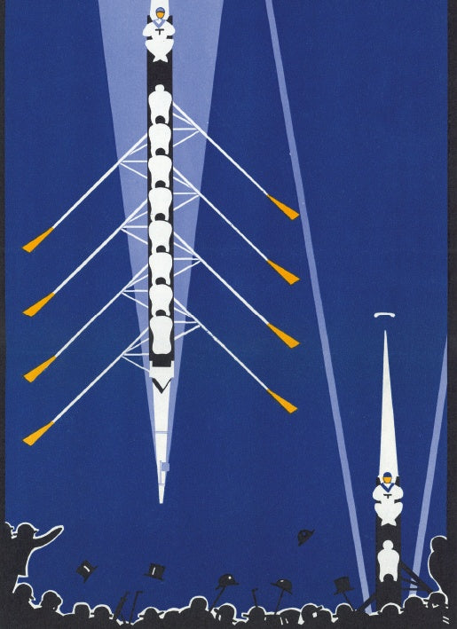 Boat Race Birthday Card