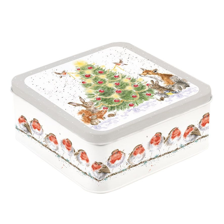 Woodland Christmas Tin