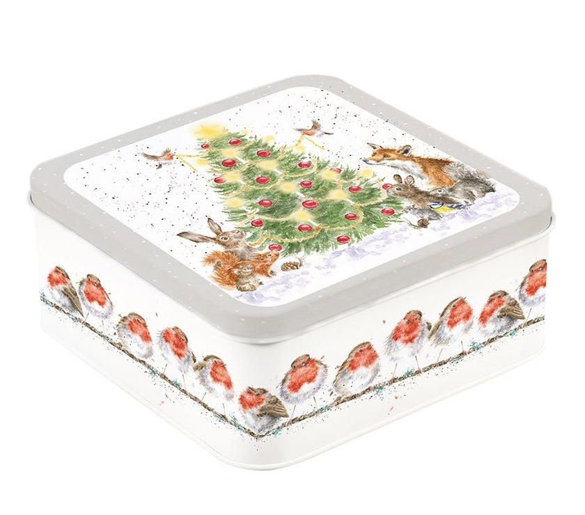 Woodland Christmas Tin
