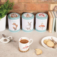 Country Set Tea Coffee and Sugar Canisters