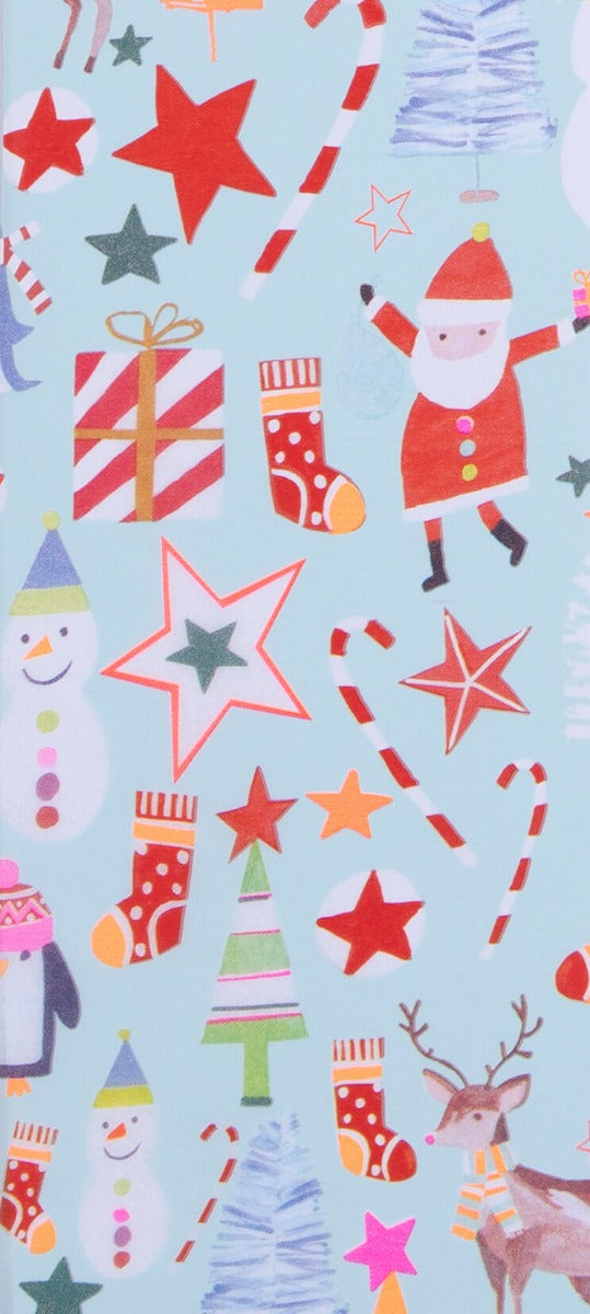 Christmas Blue Xmas Tissue Paper