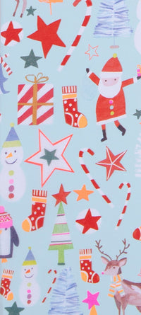 Christmas Blue Xmas Tissue Paper