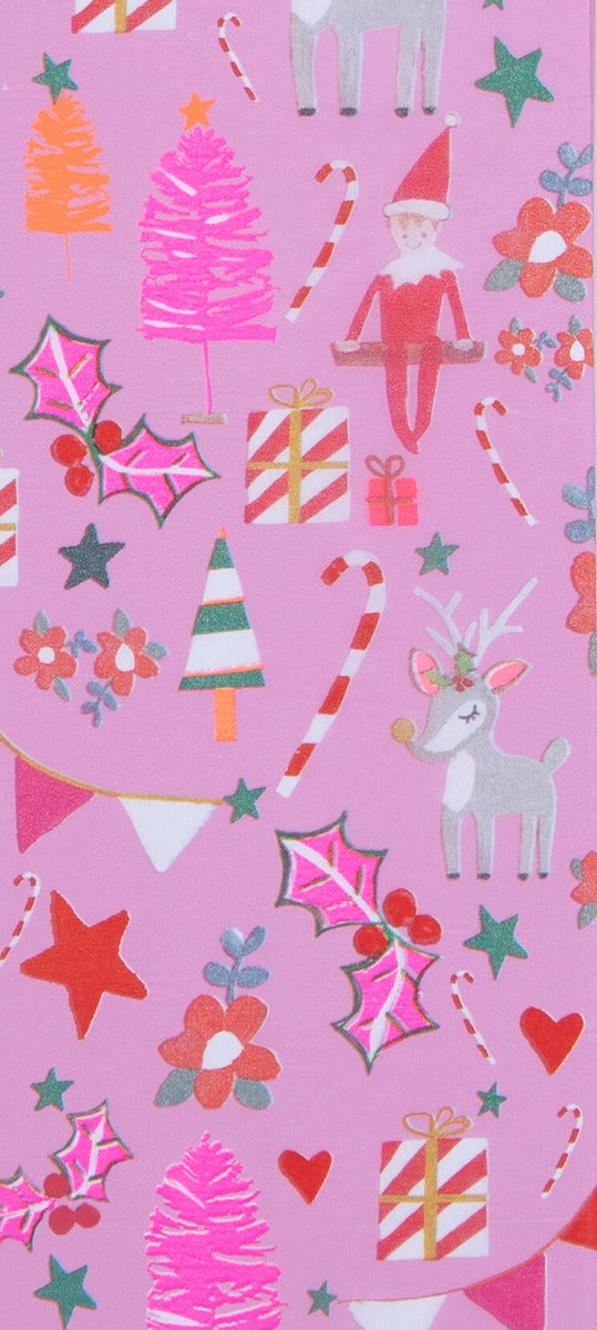 Christmas Pink Xmas Tissue Paper