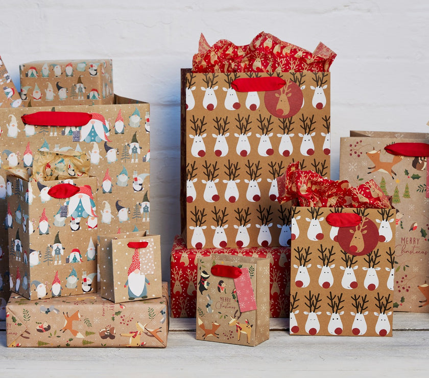 Luxury Selfie Reindeer Christmas Tissue Paper