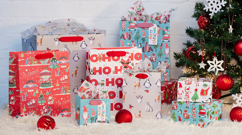 Luxury Festive Friends Christmas Tissue Paper