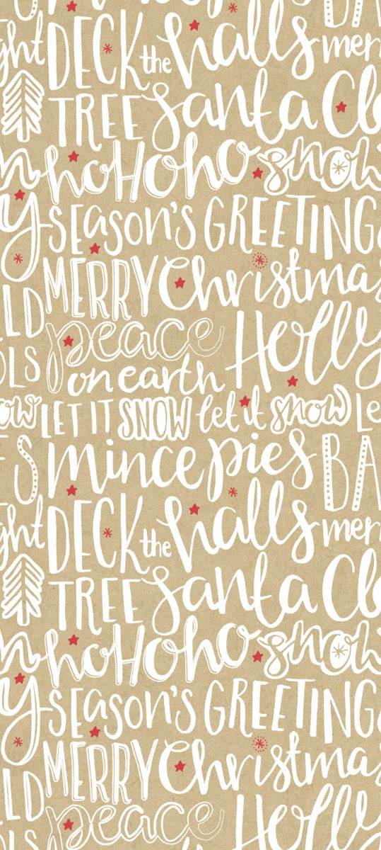 Luxury Festive Greetings Christmas Tissue Paper - House of Cards