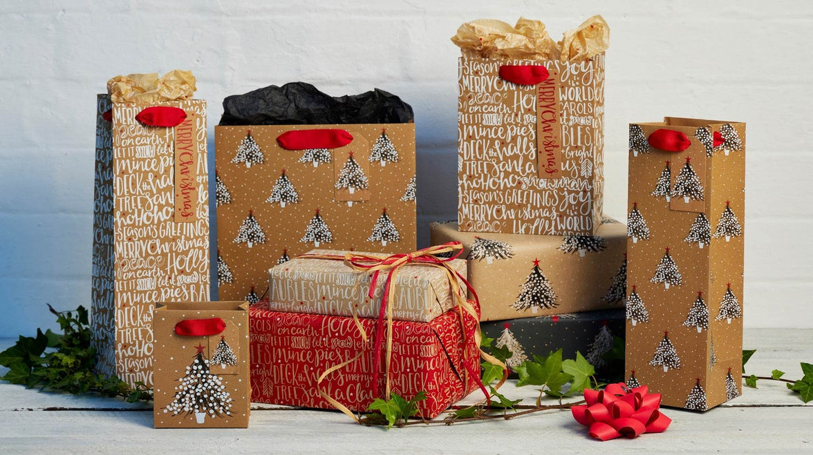 Luxury Festive Greetings Christmas Tissue Paper - House of Cards