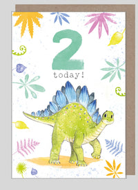 Roarsome Age 2 Birthday Card