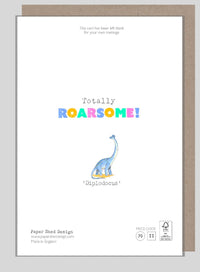 Roarsome Age 3 Birthday Card