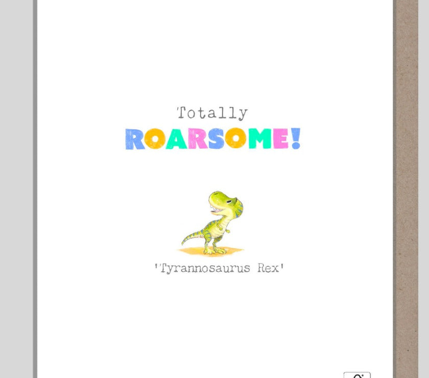 Roarsome Age 5 Birthday Card
