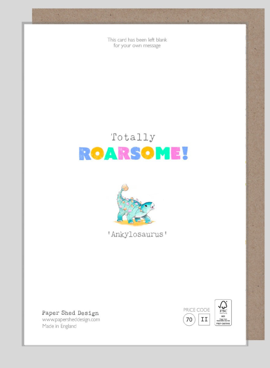 Roarsome Age 6 Birthday Card