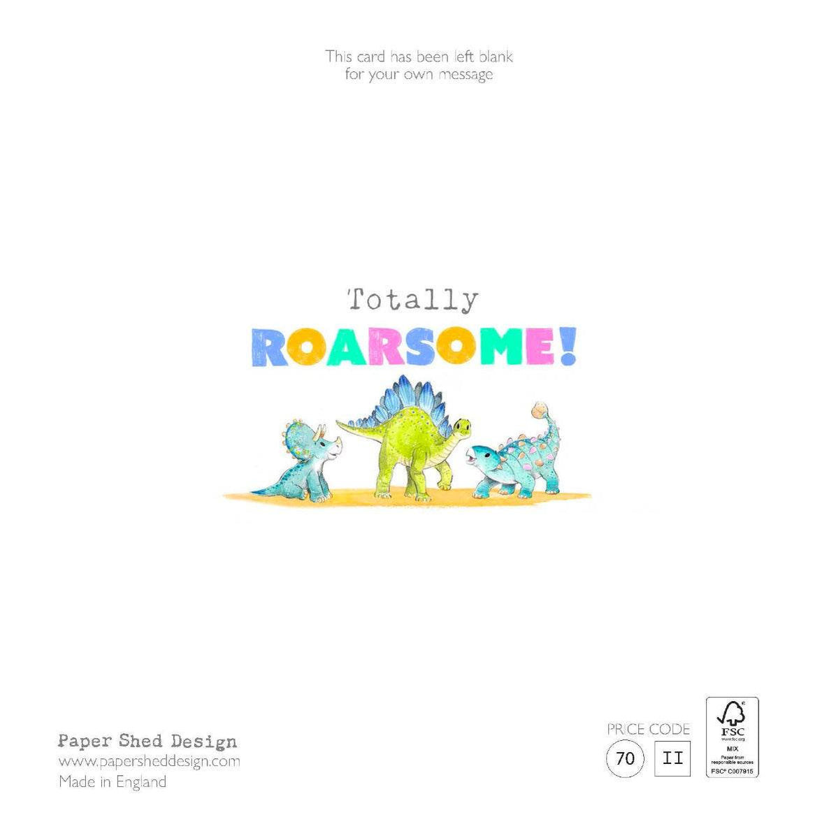 Roarsome Birthday Card - House of Cards