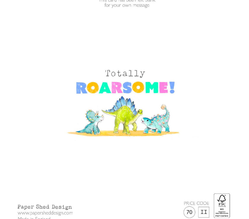 Roarsome Birthday Card