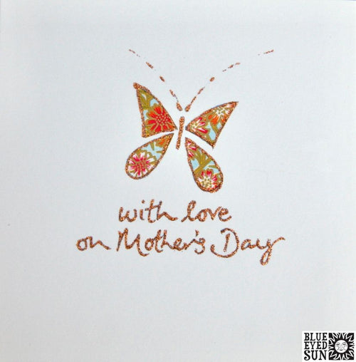 Butterfly With Love Mothers Day Card